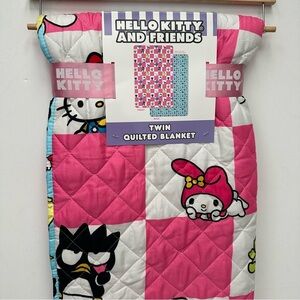 Hello Kitty Twin Quilted Blanket